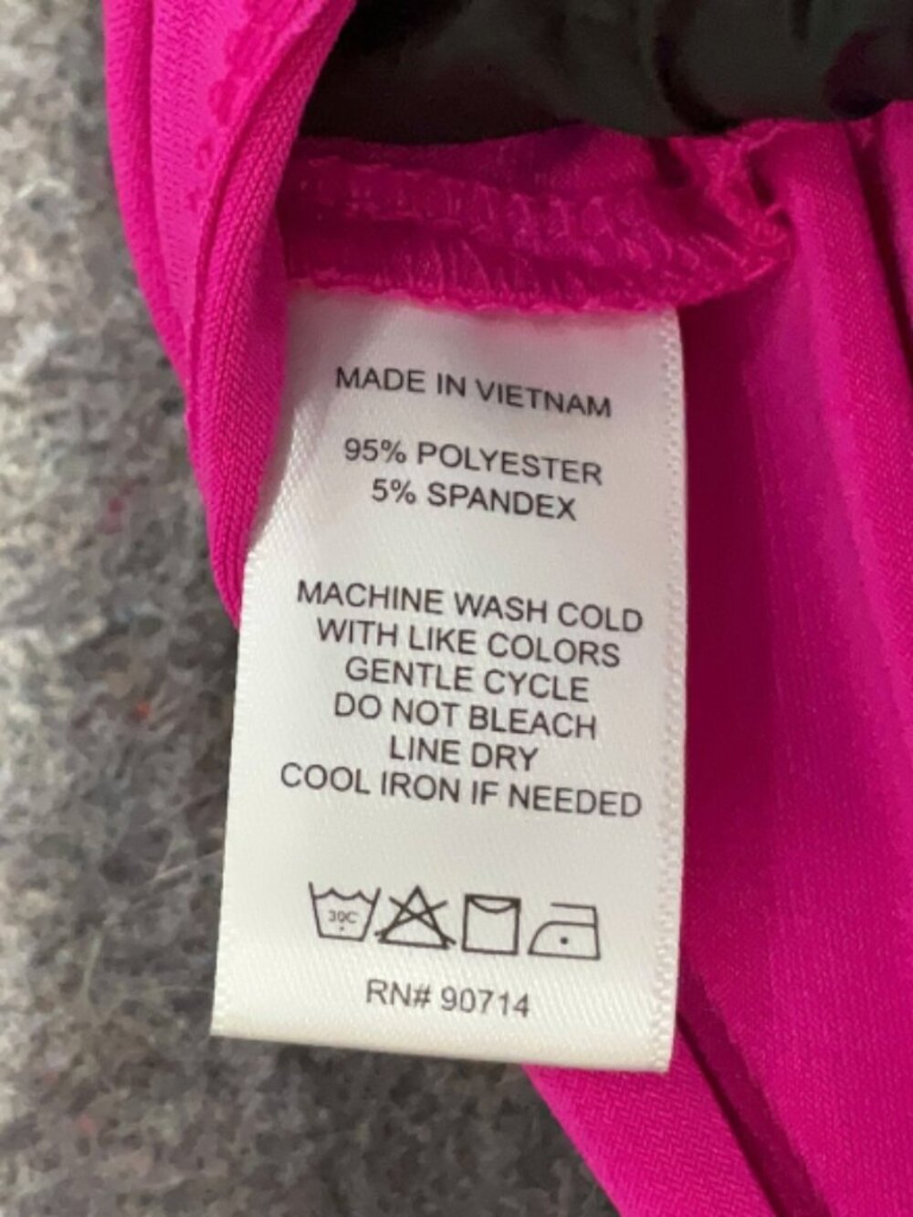 MSK Surplice Pullover Sheath Dress in Hot Pink - Size XL- Like New - Picture 11 of 11